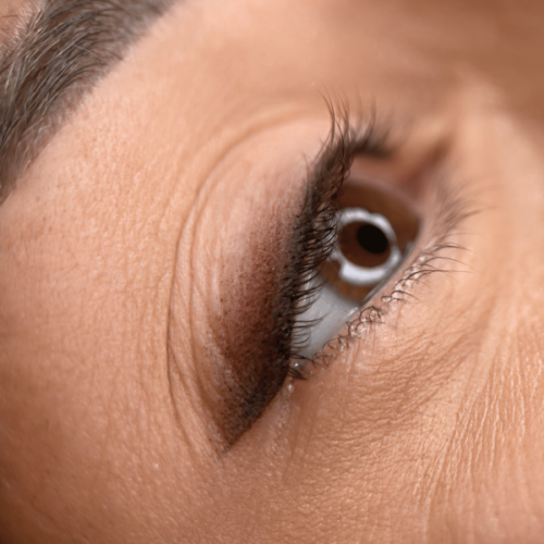 Powder Brows Ergebnis mit definierten Augenbrauen in München
